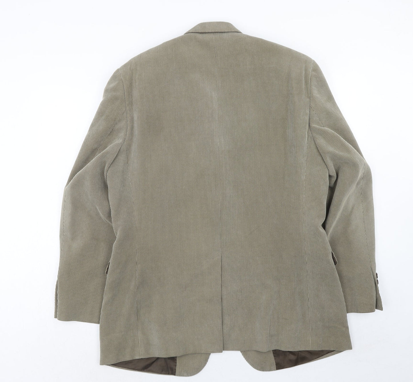 Mens UK Size 42 Greenwoods Regular Beige Suit Jacket