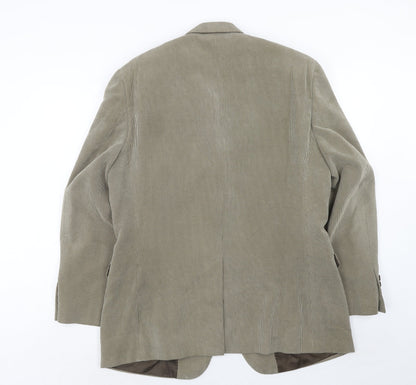 Mens UK Size 42 Greenwoods Regular Beige Suit Jacket