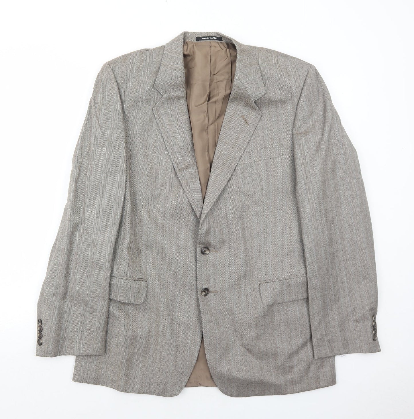 Mens UK Size 42 Marks and Spencer Regular Brown Suit Jacket
