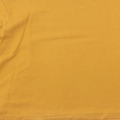 lft Womens Yellow Cotton Pullover Sweatshirt Size S Pullover