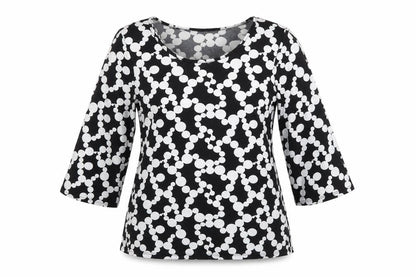 Womens UK Size XS Antthony Black Basic T-Shirt