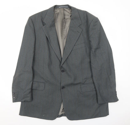Mens UK Size 46 Wellington Regular Grey Suit Jacket