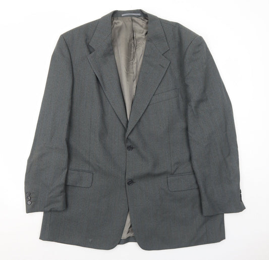 Mens UK Size 46 Wellington Regular Grey Suit Jacket