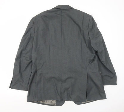 Mens UK Size 46 Wellington Regular Grey Suit Jacket