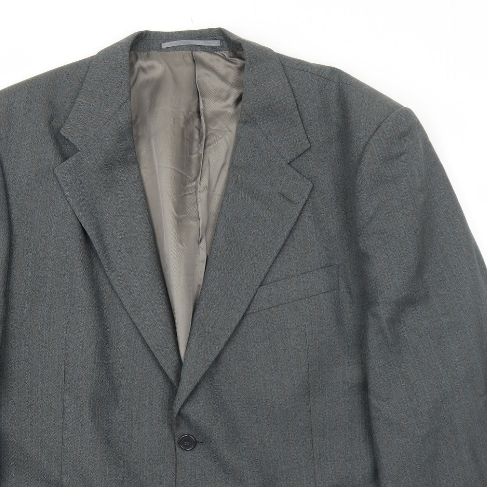 Mens UK Size 46 Wellington Regular Grey Suit Jacket