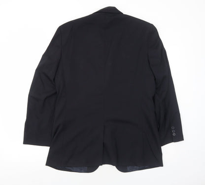 Mens UK Size 38 Karl Jackson Regular Black Suit Jacket