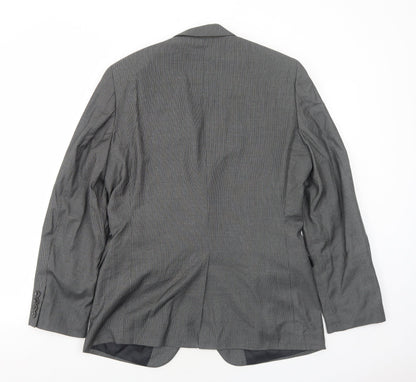 Mens UK Size 40 H&M Regular Grey Suit Jacket