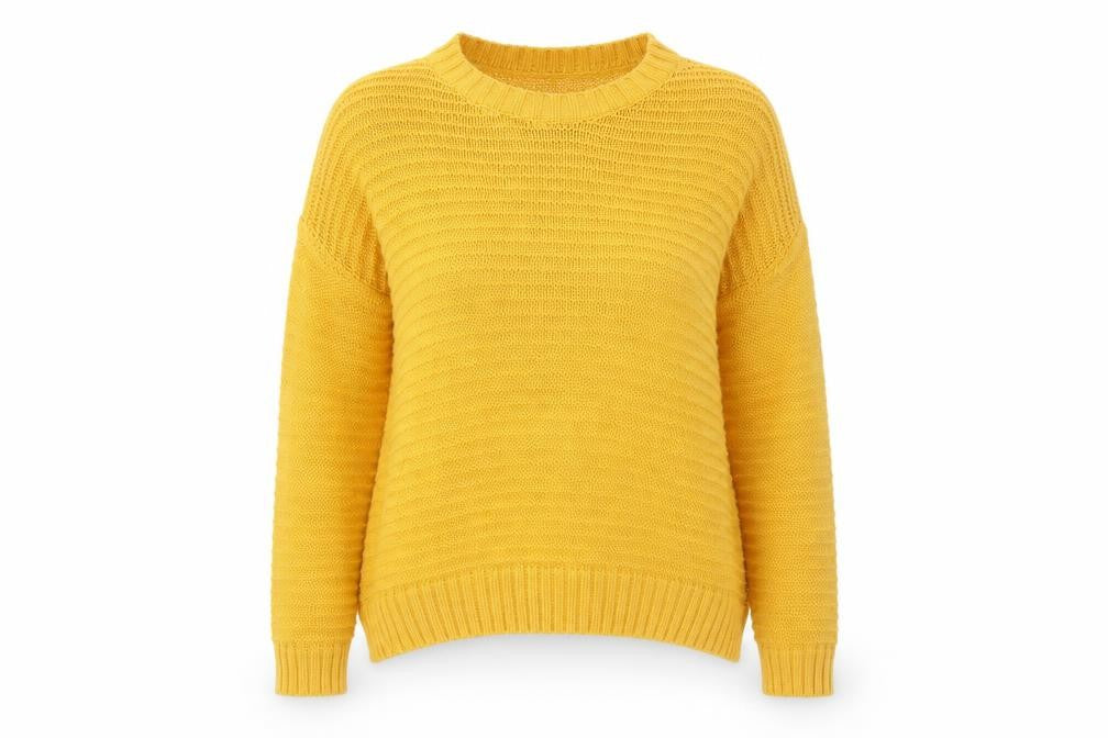 Womens UK Size S H&M Yellow Pullover Jumper