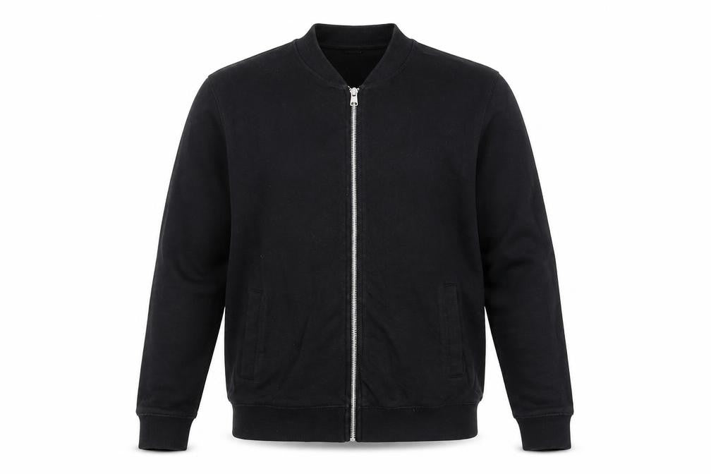 Mens UK Size S ASOS Black Full Zip Sweatshirt