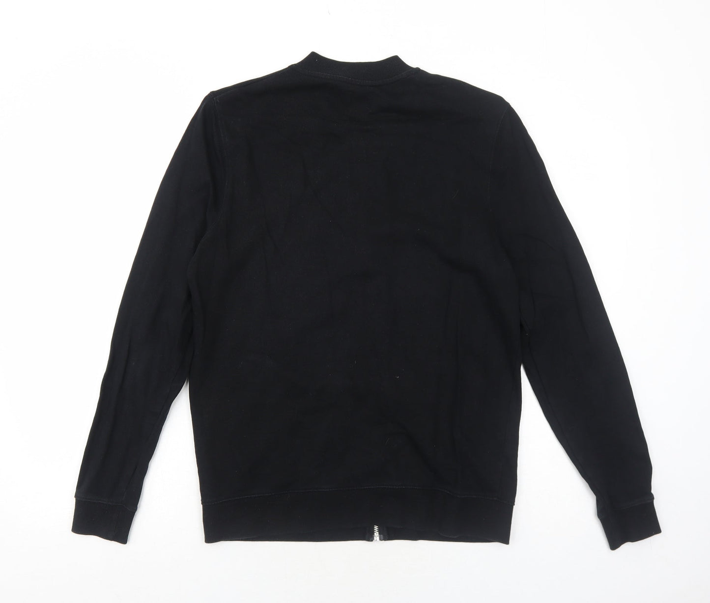 Mens UK Size S ASOS Black Full Zip Sweatshirt