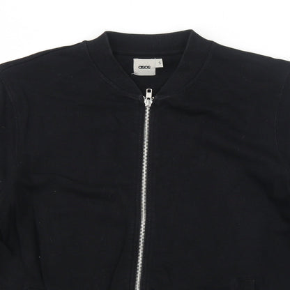 Mens UK Size S ASOS Black Full Zip Sweatshirt