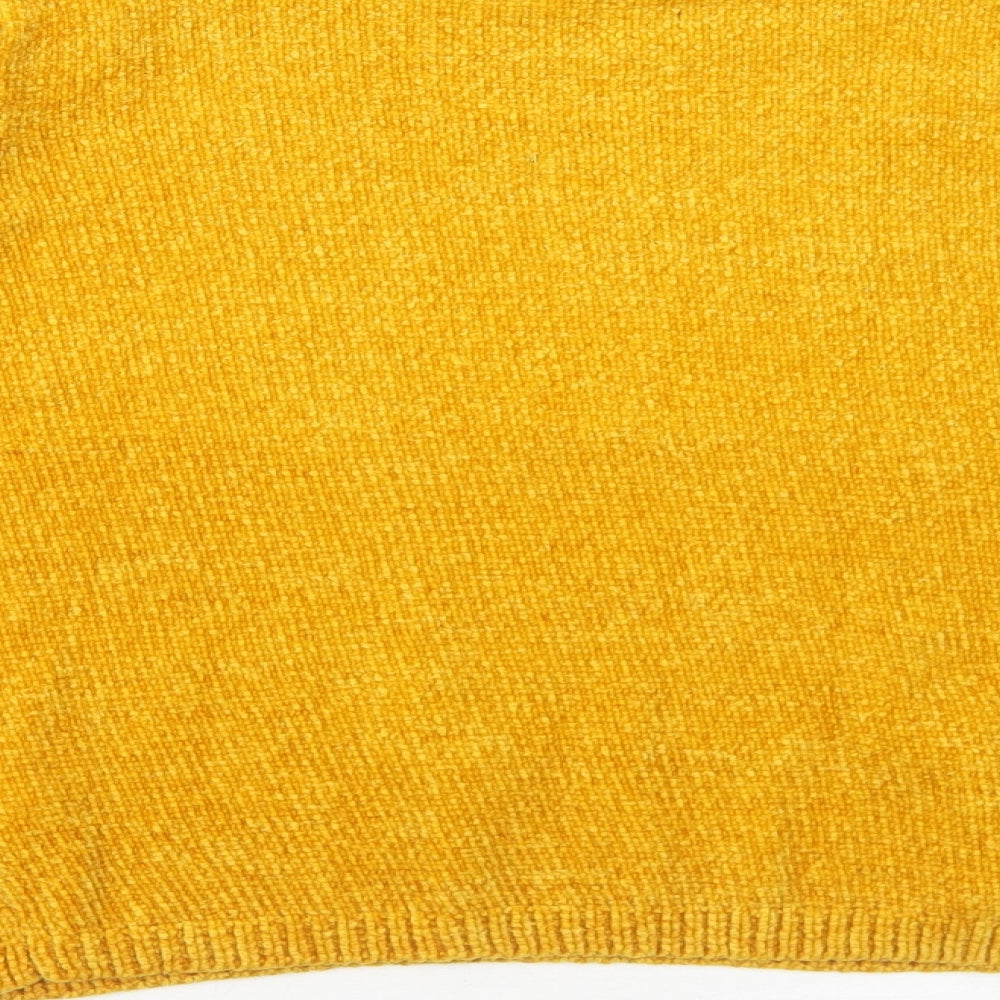 Womens UK Size M QED London Yellow Pullover Jumper