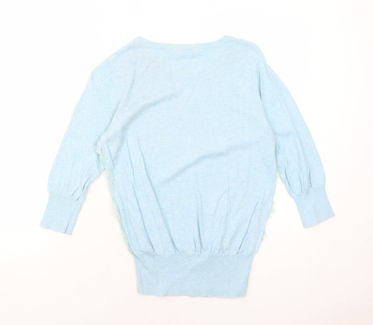 Womens UK Size 12 Dorothy Perkins Blue Pullover Jumper