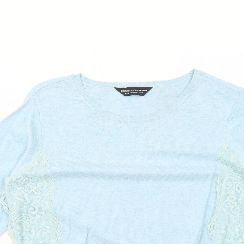 Womens UK Size 12 Dorothy Perkins Blue Pullover Jumper