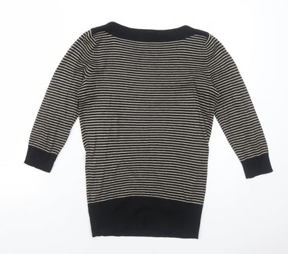 Womens UK Size 8 Topshop Black Pullover Jumper