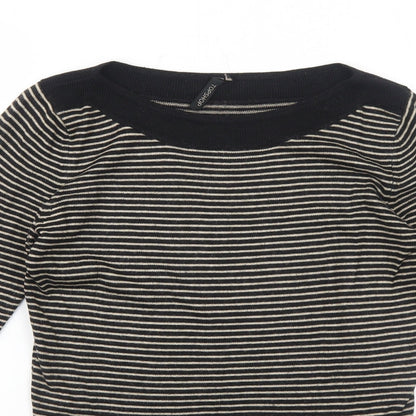 Womens UK Size 8 Topshop Black Pullover Jumper