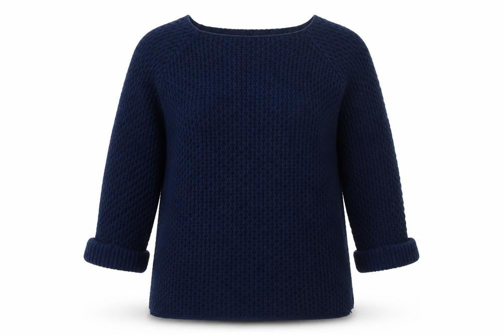 Womens UK Size L Simply Stock Shop Blue Pullover Jumper