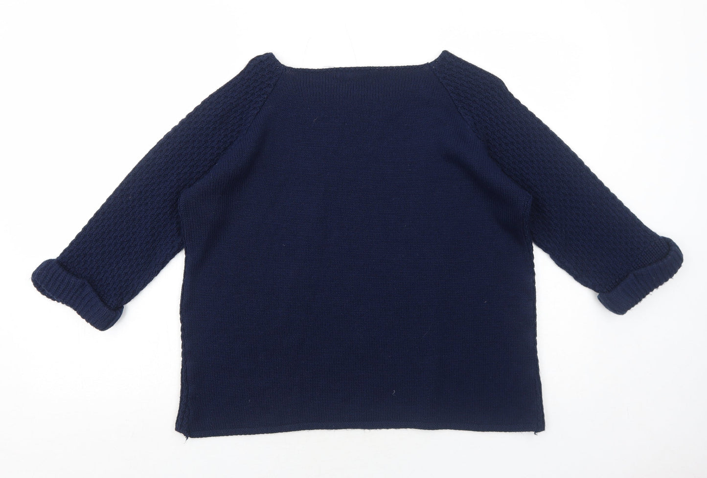 Womens UK Size L Simply Stock Shop Blue Pullover Jumper
