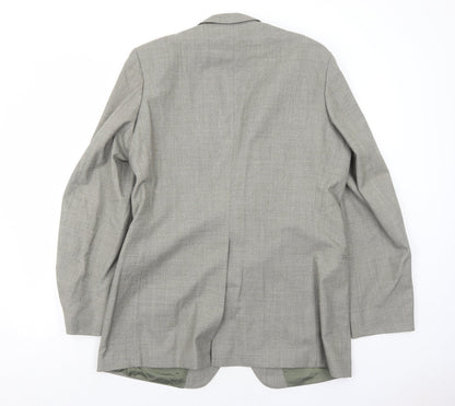 Marks and Spencer Mens Grey Wool Jacket Suit Jacket Size 42 Regular