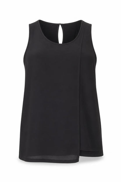 Womens UK Size L Oasis Black Basic Tank