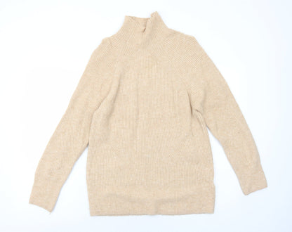 Womens UK Size 6 Topshop Beige Pullover Jumper