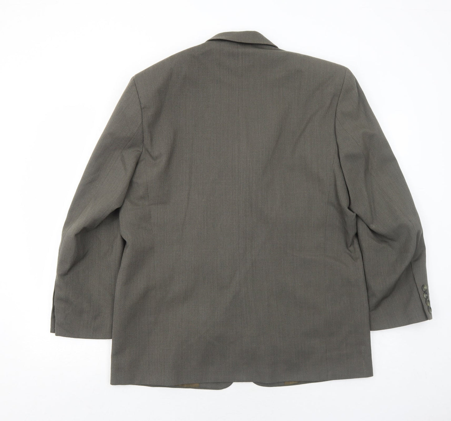 Vittoria Mens Grey Polyester Jacket Blazer Size 40 Regular