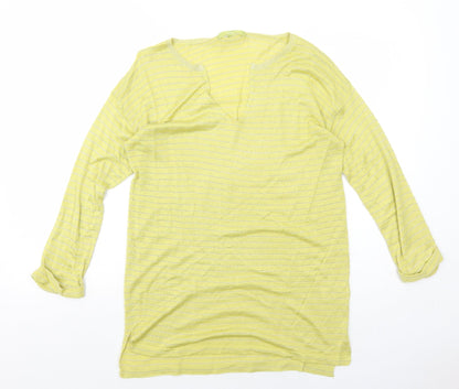 Womens UK Size 12 NEXT Yellow Pullover Jumper