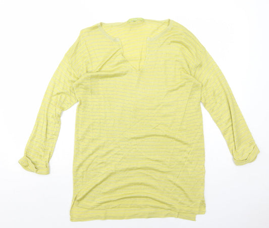 Womens UK Size 12 NEXT Yellow Pullover Jumper