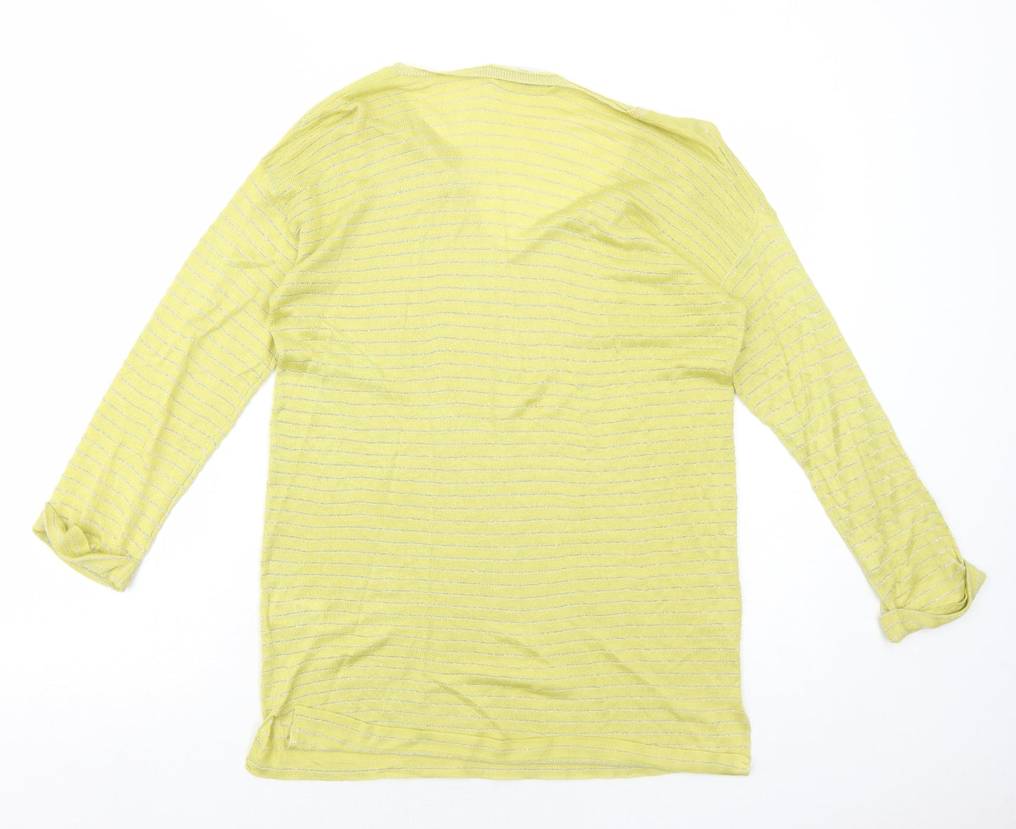 Womens UK Size 12 NEXT Yellow Pullover Jumper