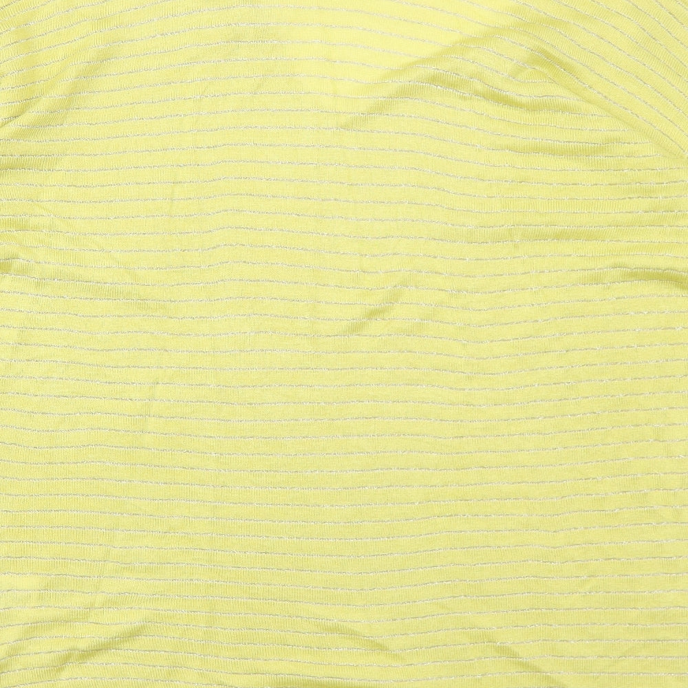 Womens UK Size 12 NEXT Yellow Pullover Jumper