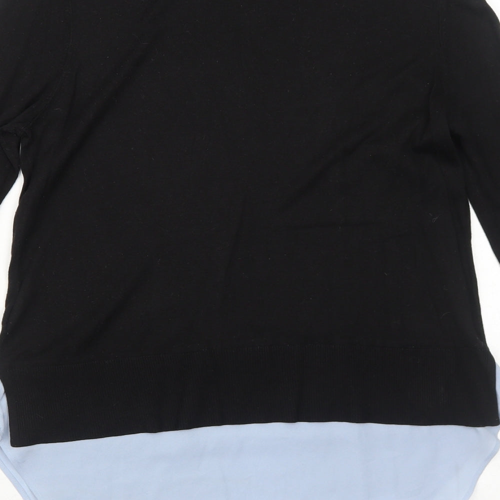 Womens UK Size S H&M Black Pullover Jumper