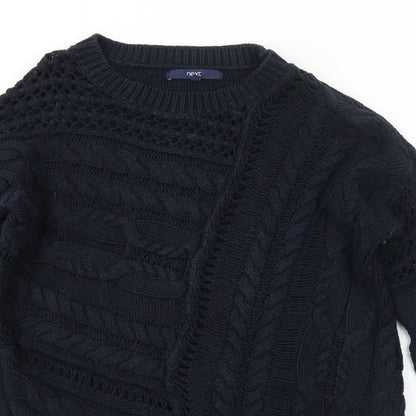 Womens UK Size M NEXT Blue Pullover Jumper