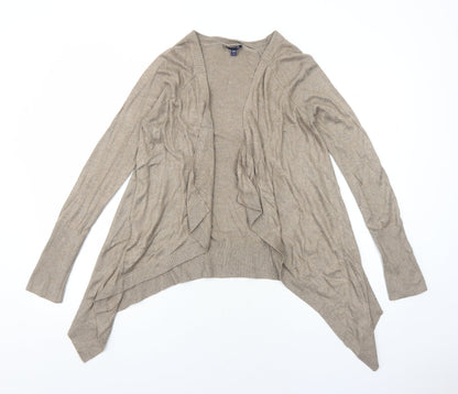 Gap Womens Brown V-Neck Viscose Cardigan Jumper Size S