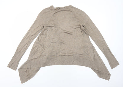 Gap Womens Brown V-Neck Viscose Cardigan Jumper Size S