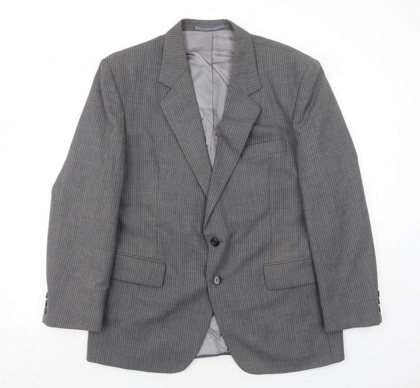 Mens UK Size 42 Greenwoods Regular Grey Suit Jacket