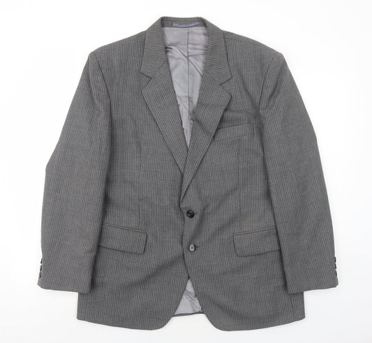 Mens UK Size 42 Greenwoods Regular Grey Suit Jacket