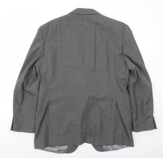 Mens UK Size 42 Greenwoods Regular Grey Suit Jacket