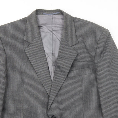 Mens UK Size 42 Greenwoods Regular Grey Suit Jacket