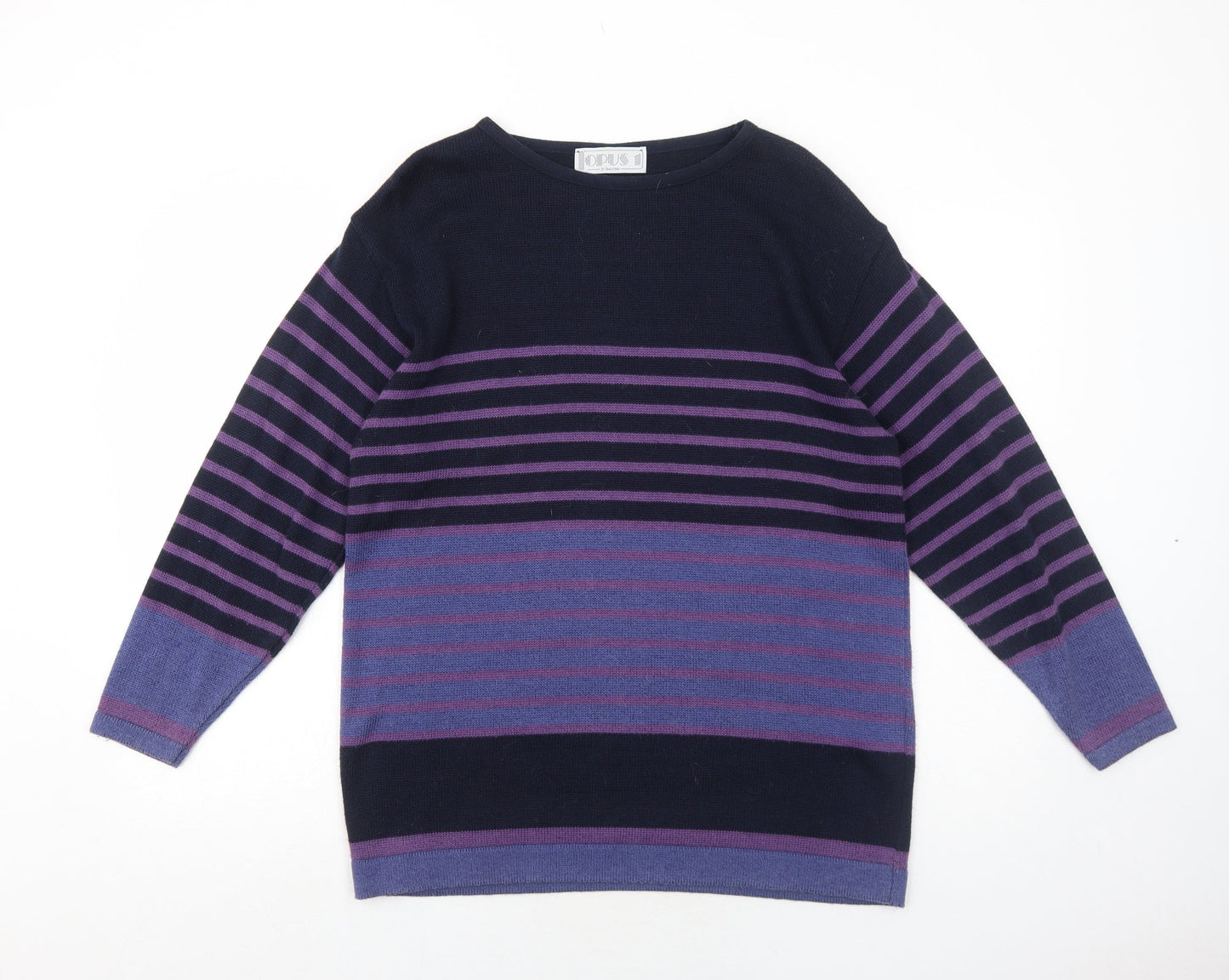 Womens UK Size S OPUS Purple Pullover Jumper