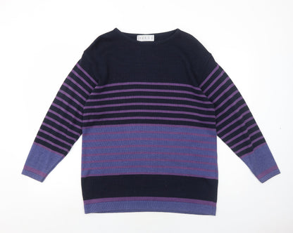 Womens UK Size S OPUS Purple Pullover Jumper
