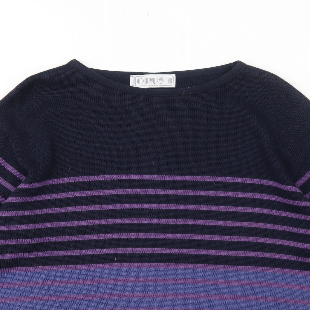 Womens UK Size S OPUS Purple Pullover Jumper