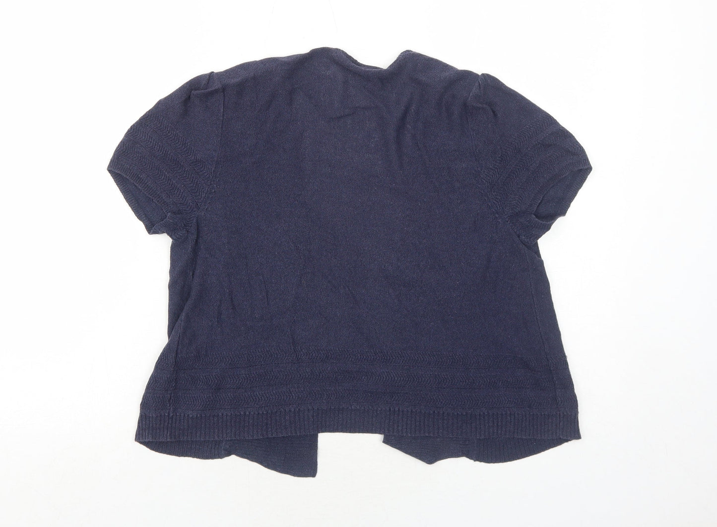 Womens UK Size 12 Marks and Spencer Blue Cardigan Jumper