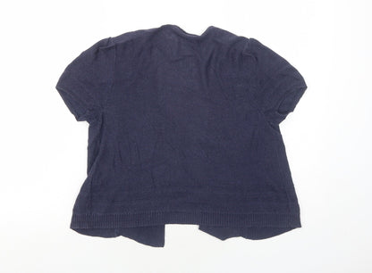 Womens UK Size 12 Marks and Spencer Blue Cardigan Jumper