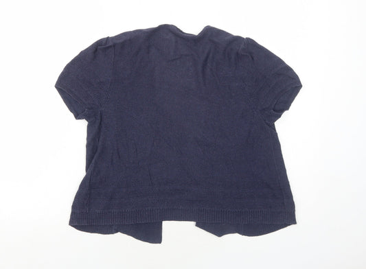 Womens UK Size 12 Marks and Spencer Blue Cardigan Jumper