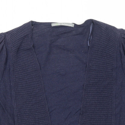 Womens UK Size 12 Marks and Spencer Blue Cardigan Jumper