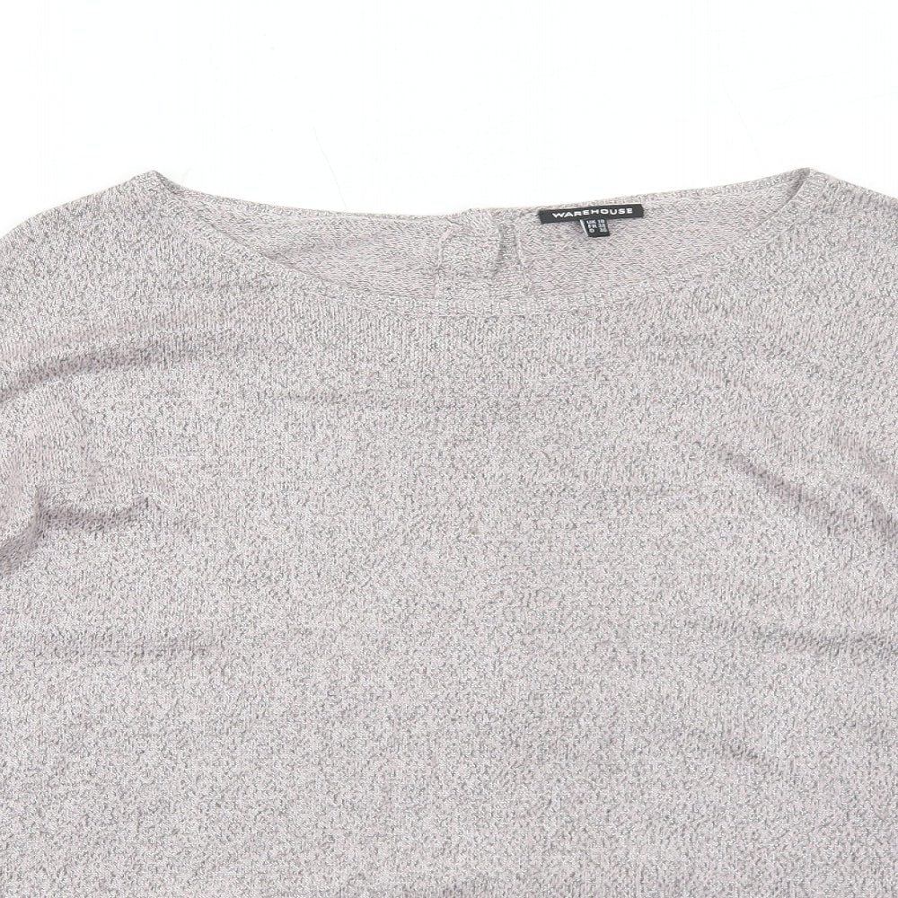 Womens UK Size 10 Warehouse Pink Pullover Jumper