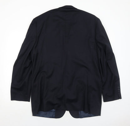Coleman&Watson Mens Blue Wool Jacket Suit Jacket Size 44 Regular