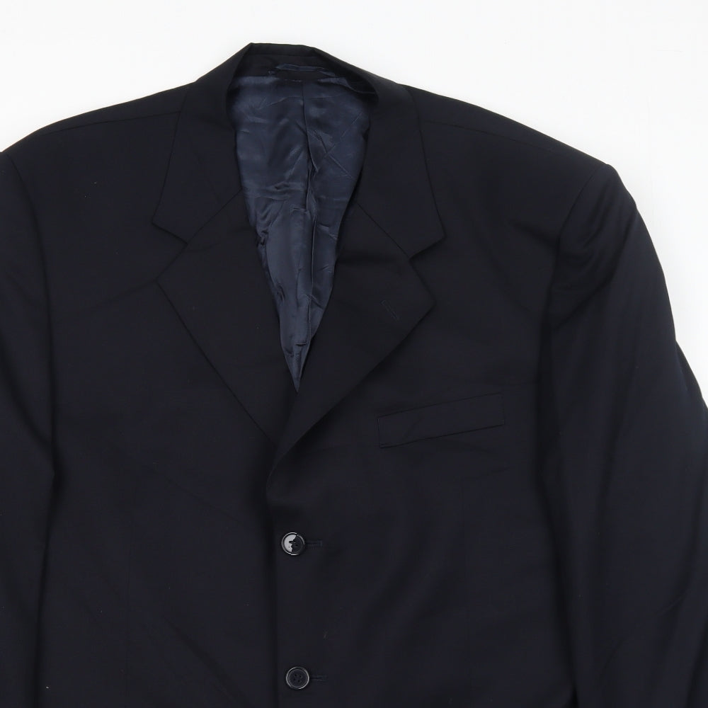 Coleman&Watson Mens Blue Wool Jacket Suit Jacket Size 44 Regular