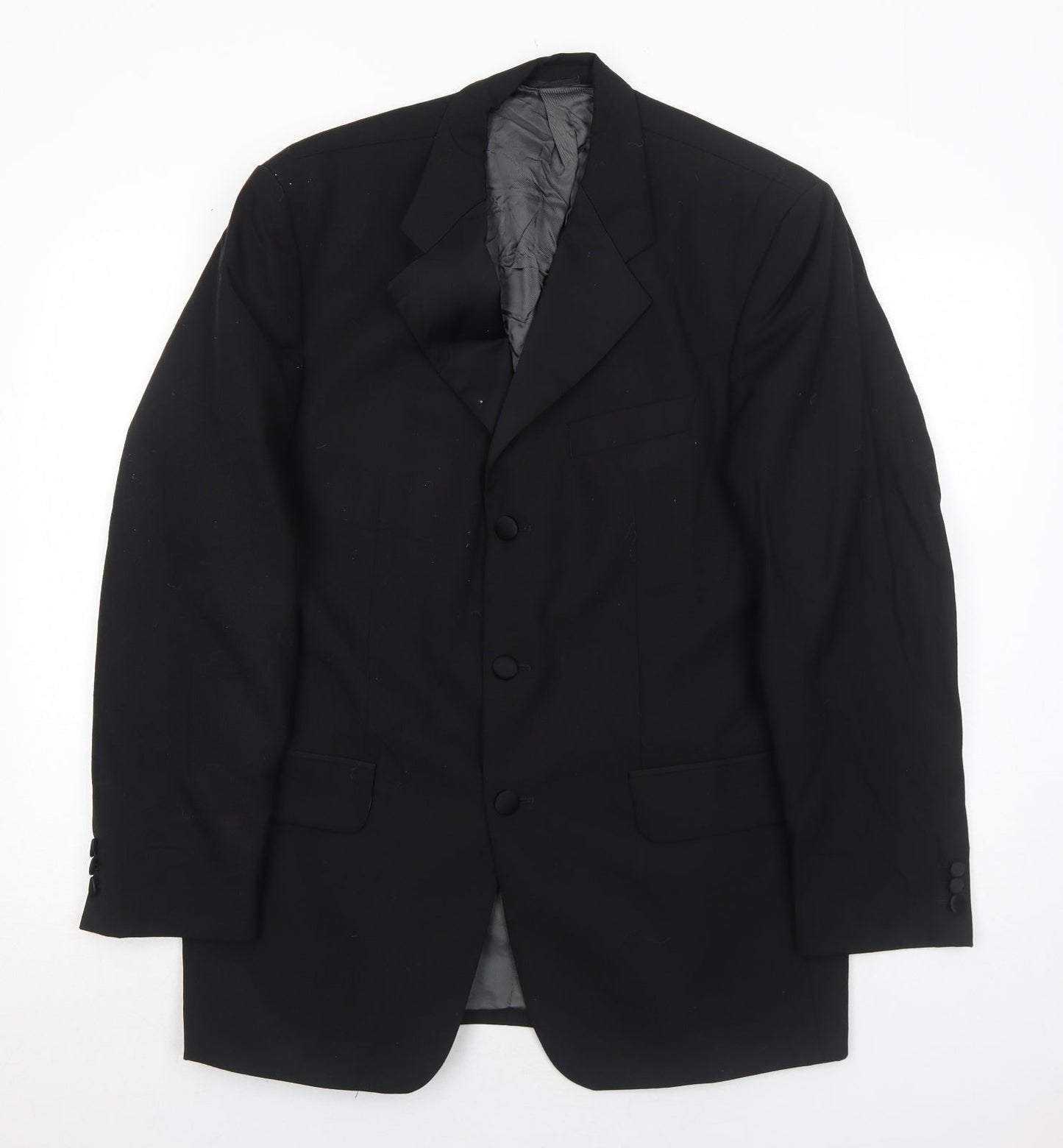 Mens UK Size 40 Fraser Regular Black Suit Jacket