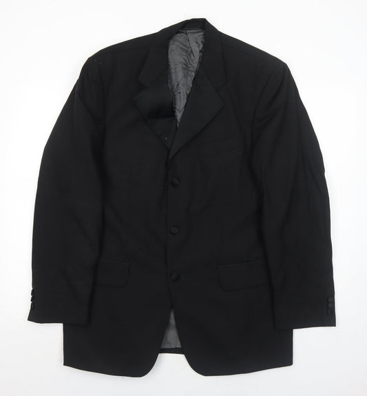 Mens UK Size 40 Fraser Regular Black Suit Jacket